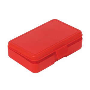 Deflecto DEF 39504RED Antimicrobial Pencil Box Red - External Dimensio