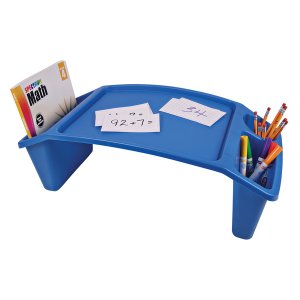 Deflecto DEF 39502BLU Antimicrobial Kids Lap Tray - Supplies, Paper, B