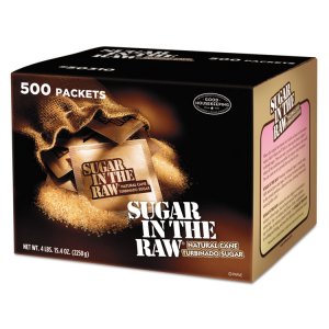 J.m. SMU00319CT Sugar In The Raw Turbinado Cane Sugar - Molasses Flavo