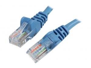 Belkin A3L791-03-BLU-S 3ft Cat5e Snagless Patch Cable, Utp, Blue Pvc J