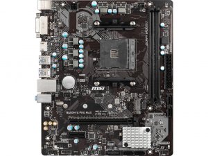 Msi B450MAPMAX Mb B450m-a Pro Max Am4 Amd B450 64gb Ddr4 Pcie Hdmi Dvi