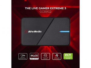 Aver GC511G2 Media - Gc551g2 Live Gamer Extreme 3, 4k Uhd60 Fps Pass-t