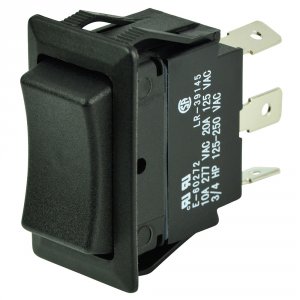 Bep 1001711 Bep Spdt Rocker Switch - 12v24v - (on)off(on)