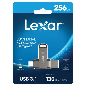 Lexar LJDD400256G-BNQNU , 256gb Jumpdrive, D400, Usb 3.1 Flash Drive