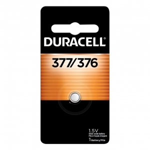 Duracell D377BPK Battery,377,silver Oxide