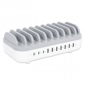 Intellinet 180856 10-port Usb Charging Station - 120 W