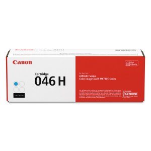 Original Canon 1253C001 046h Toner Cartridge - Cyan - Laser - High Yie