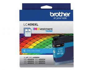 Original Brother BRTLC406XLC Inkvestment Lc406xlc High Yield Inkjet In