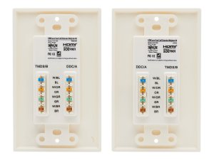 Tripp P167000 (r) P167-000 Hdmi(r) Over Dual Cat-5-cat-6 Wall Plate Ex