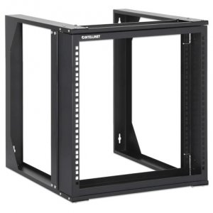 Intellinet 716185 19 In. Wall Mount 2-post Open Frame Network Rack, 9u