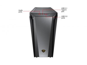 Cougar MX660 IRON RGB-DARK BLACK Mx660 Iron Rgb-dark Black Mid-tower C