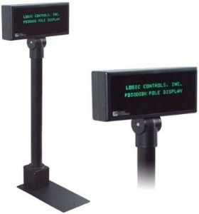 Logic 868006 , 9.7 Lcd Pole Display, Usb Interface, Black