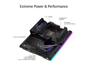 Asus MAXIMUS Z690 EXTREGLACIAL Mb Rog Maximus Z690 Extreme Z690 Lga170