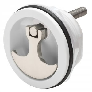 Whitecap 6230WC Compression Handle - Nylon Whitestainless Steel - Non-