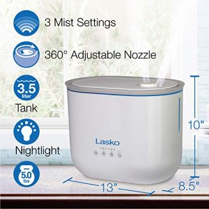 Lasko UH250 Top Fill Ultrasonic Humidifier