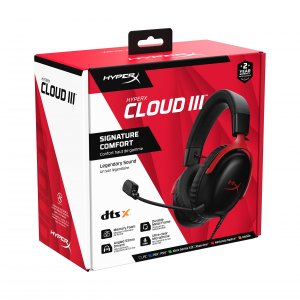 Hp 727A9AA Hyperx Cloud Iii Blkred Gam H