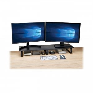 Tripp MR4010 Dual-monitor Riser For Desk 39x10in Wood