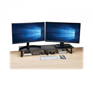 Tripp MR4010 Dual-monitor Riser For Desk 39x10in Wood