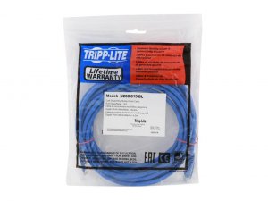 Tripp  Cat6 Gigabit Molded Patch Cable Rj45 M-m 550mhz 24 Awg Blue 15'