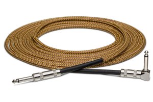 Hosa 0077-0106 Tweed Guitar Cable Straight To Same 18'