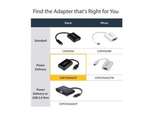 Startech CDP2VGAUCP Usb2vgaadptr   R