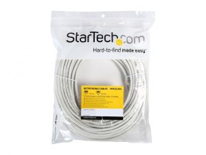 Startech DM7807 Cb N6patch75wh 75ft White Cat6 Patch Cable W Snagless 