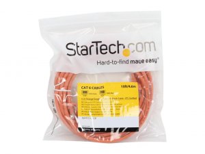 Startech  Nw Cable | N6patch15or Rt