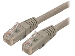 Startech R39289 5ft Gray Cat6 Ethernet Cable Delivers Multi Gigabit 12