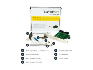 Startech PEXM2SAT32N1 Adapt Start| R