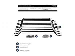 Startech 9J1135 Route Your Cables On These Horizontal Cable Managers T