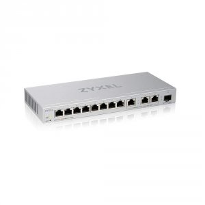 Zyxel XGS1250-12 8-port Gigabit Web Managed Switch With 3-port 10g Cop