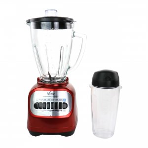 Oster BLSTCG-RBG Classic Series 2-in-1 6 Cup Red Blender With Smoothie