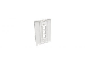 Tripp  Single-gang 3-port Wall Plate Keystone Cat5-6 Usb Hdmi Dport Rc