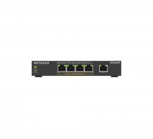 Netgear GS305P-300NAS 5 Port Poe Gigabit Ethernet Unmanaged Switch