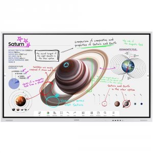 Samsung WM75B 75   Flip Pro Lh75wmbwlgcxza Uhd 4k 3840x2160 Led Touch 