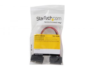 Startech LJ6819 Extend Sata Power And Data Connections By Up To 1ft - 