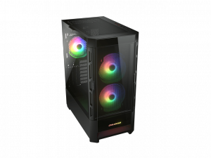 Cougar CGR-5ZD1B-RGB Case Duoface Rgb Black Mid Tower Gaming Chassis T