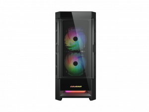 Cougar CGR-5ZD1B-RGB Case Duoface Rgb Black Mid Tower Gaming Chassis T