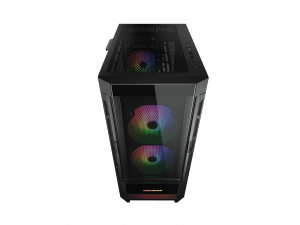 Cougar CGR-5ZD1B-RGB Case Duoface Rgb Black Mid Tower Gaming Chassis T