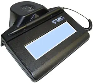 Topaz TF-LBK463-HSB-R Topaz, Idlite Lcd 1x5 With Fingerprint Reader Co