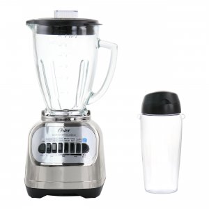 Oster BLSTCGCBG 2-in-1 System 700 Watt 8 Speed 6 Cup Blender In Chrome