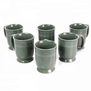 Gibson 122253.06R Elite Barberware 6 Piece 14.6 Ounce Cup Set In Gray