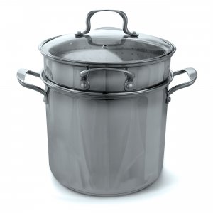 Gibson 94238.04 Home Mangia 12 Quart 4 Piece Stainless Steel Multi Pas