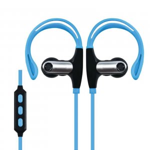 Supersonic IQ-131BT-BLU Bluetooth Wireless Earphones And Mic In Blue