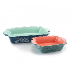 Urban 124137.02 Life On The Farm 2 Piece Stoneware Bakeware Pan Set In