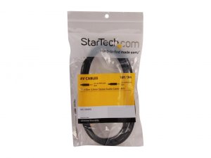 Startech DX3106 10 Ft Slim 3.5mm Stereo Audio Cable Mm