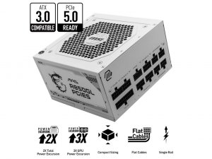 Msi MAGA850GLPCIE5WT Psu |mag A850gl Pcie5 White R