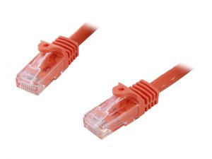 Startech CT8869 25ft Cat6 Ethernet Cable - Orange Snagless Gigabit - 1