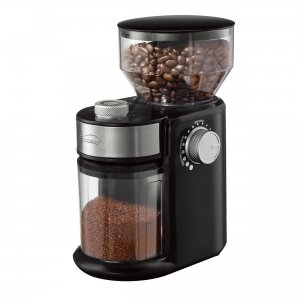 Brentwood CG-2021BK 8 Ounce Automatic Burr Coffee Bean Grinder Mill In