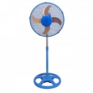 Brentwood F-12SMBL 3 Speed 12in Oscillating Stand Fan In Blue